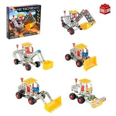 Конструктор металлический Строительная техника, 5 в , 39 деталей 1 шт Китай