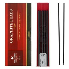 Грифели для цанговых карандашей Koh-i-noor 4190/07 В, 2,0 мм, 12 штук в упаковке