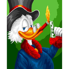 Картина по номерам 40х50 см Дядюшка Скрудж. Набор для творчества. Живопись. Рисование Del Art