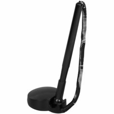 Ручка шариковая настольная 8 шт OfficeSpace синяя, 0,7 мм, черный корпус, черная подставка, европодвес Спейс