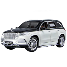 Машинка инерционная металлическая Mercedes-Benz Maybach GLS 600 1:24 свет, звук, открываются двери, багажник и капот, длина 21 см, CZ139A Essa Toys