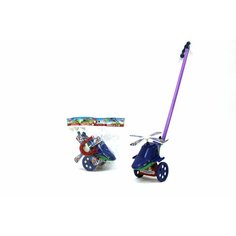 Детская игрушка каталка "Вертолетик" на палочке с ручкой 1803-6 Китай