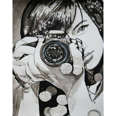 Картина по номерам Взгляд в объектив 40х50 см АртТойс