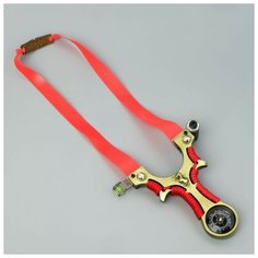 Рогатка металлическая с лазерным целеуказателем, компасом Noname