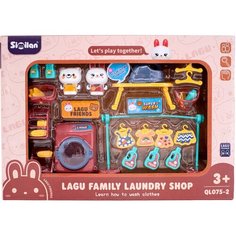 Игровой набор QL075-2 Ванная комната с питомцами в кор. Китайская игрушка2