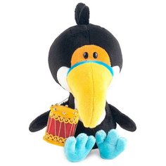 Мягкая игрушка Basik&Сo Сафарики, Тукан Току с барабаном Basik&Co