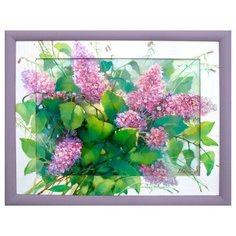 Набор для изготовления алмазной мозаики Остров Сокровищ "Сирень", без подрамника, 30х40см (662571)