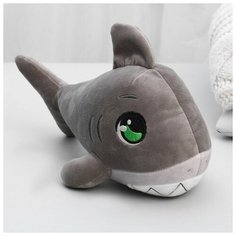 Мягкая игрушка "Акула", цвет серый Milo Toys