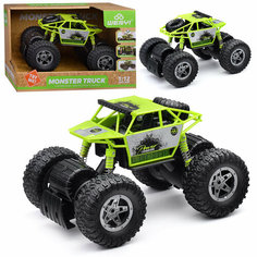 Машина WY663А "Внедорожник" 1:12 (свет, звук) в коробке (цвет зеленый) Wen Yi