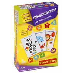 Настольная игра "буквошифры" Играй Думай Учись Bondibon