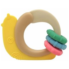 Игрушка погремушка-прорезыватель Huanger Улитка