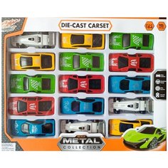 Набор металлических моделек (15шт) Зебра