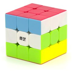 Скоростной Кубик Рубика 3x3 для спидкубинга QiYi MoFangGe Warrior S развивающая игра, головоломка QY Toys