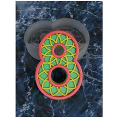 Молд, форма для мыла и шоколада "8 марта" с кружевами Moldstore