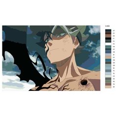 Картина по номерам V-459 "Аниме Черный клевер 2 (Black Clover ). Аста (Asuta)", 40x60 см Brushes Paints