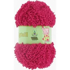 Пряжа Vita fancy Pigtail красный (5410), 100%полиэстер, 75м, 50г, 1шт