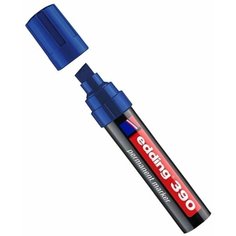 Маркер перманентный EDDING 390 PERMANENT, широкий штрих - 12 мм, синий