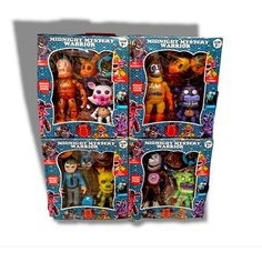 Игровой набор 5 ночей с Фредди 8 шт светящиеся с масками китай