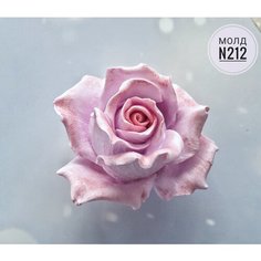 Силиконовый молд для мыла, изомальта, карамели - Роза "Афродита" XL ( 8.4 х 6.5 см.) 7 Корон