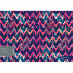 Папка-конверт на кнопке Berlingo "Tropical" А4, 180мкм, с рисунком, 12 штук, 327125