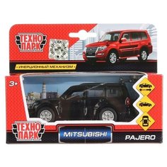 Машина металл MITSUBISHI pajero, 12 см, двери, багаж, инерц, кор. Технопарк