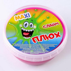 Слайм контейнер 350 гр, фуксия Плюх