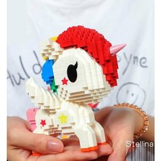 Конструктор 3D из миниблоков Balody Tokidoki Единорог Стеллина звездочка 870 деталей