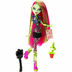 Кукла Монстер Хай Венера Макфлайтреп бейсик с питомцем, Monster High Basic Venus McFlytrap first wave