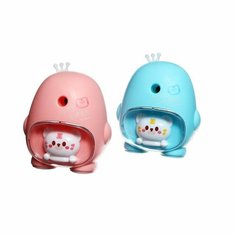 Точилка механическая с контейнером микс Котик Gold Market