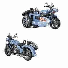 Конструктор мотоцикл с коляской Chamf Jimg 650 Sidecar (Урал Турист) 361 деталь Kazi