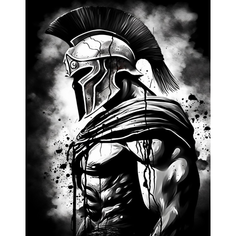 Картина по номерам Воин 40х50 см АртТойс