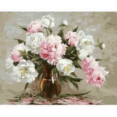 Картина по номерам Пионы 40х50 см АртТойс