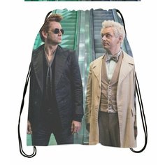 Сумка-мешок для обуви Благие знамения, Good Omens №2 Migom