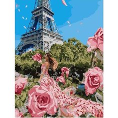 Картина по номерам Розы в Париже 40х50 см АртТойс