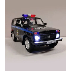 Машинка металлическая коллекционная 19 см 1:18 Лада 4х4 Toys
