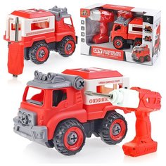 Конструктор "Пожарная машина" в коробке Kosmos
