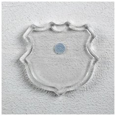 Заготовка магнита в форме герба, набор из 2 деталей, вставка 3.7 × 3.5 см Dreammart