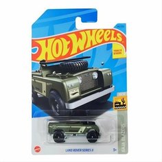 HKG65 Машинка игрушка Hot Wheels металлическая коллекционная Land Rover Series 2 хаки