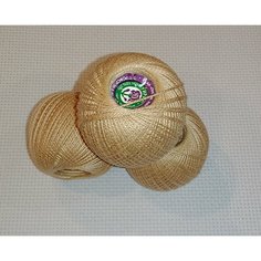 Пряжа (нитки вязальные), 100% Хлопок мерсеризованный, 3 мотка Нет бренда