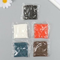 Набор цветного песка №5, 5 цветов, по 20 гр, 3 штуки Noname