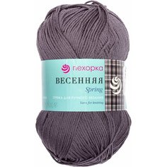 Пряжа Пехорка Весенняя маренго (035), 100%мерсеризованный хлопок, 250м, 100г, 2шт