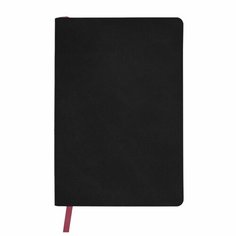 BrunoVisconti Ежедневник недатированный А5, 136 листов MEGAPOLIS JEANS, обложка искусственная кожа, ляссе, бежевый блок 70 г/м2, чёрный