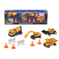 Игровой набор Дорожное строительство Teamsterz серии Street Machines 1373623, 4 машинки в комплекте