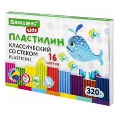 Пластилин Unitype классический BRAUBERG KIDS - (6 шт)