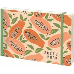 Скетчбук - альбом для рисования 80л, А5 "Terrakotto art", твердая обложка, карман, доп. листы крафт, 100г/м2, 306808 Greenwich Line®
