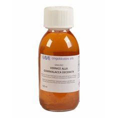 Шеллак очищенный жидкий 125 мл в стеклянной бутылке Masserini