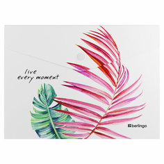 Папка-конверт на кнопке Berlingo "Eco", А5, 180мкм, с рисунком - 16 шт.