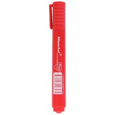 Набор из 12 штук Маркер перманентный Silwerhof Prime пулевидный пишущий наконечник 1-3мм красный коробка