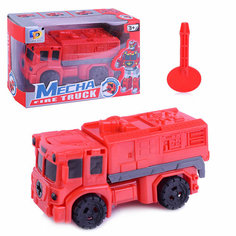 Робот-Машина D622-H196C "Mecha. Пожарная машина" в коробке КНР