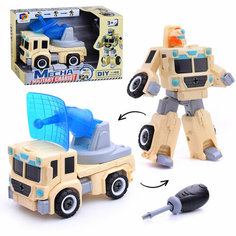 Робот-Машина D622-H250B "Mecha. Военный РЛС" песочный, в коробке КНР